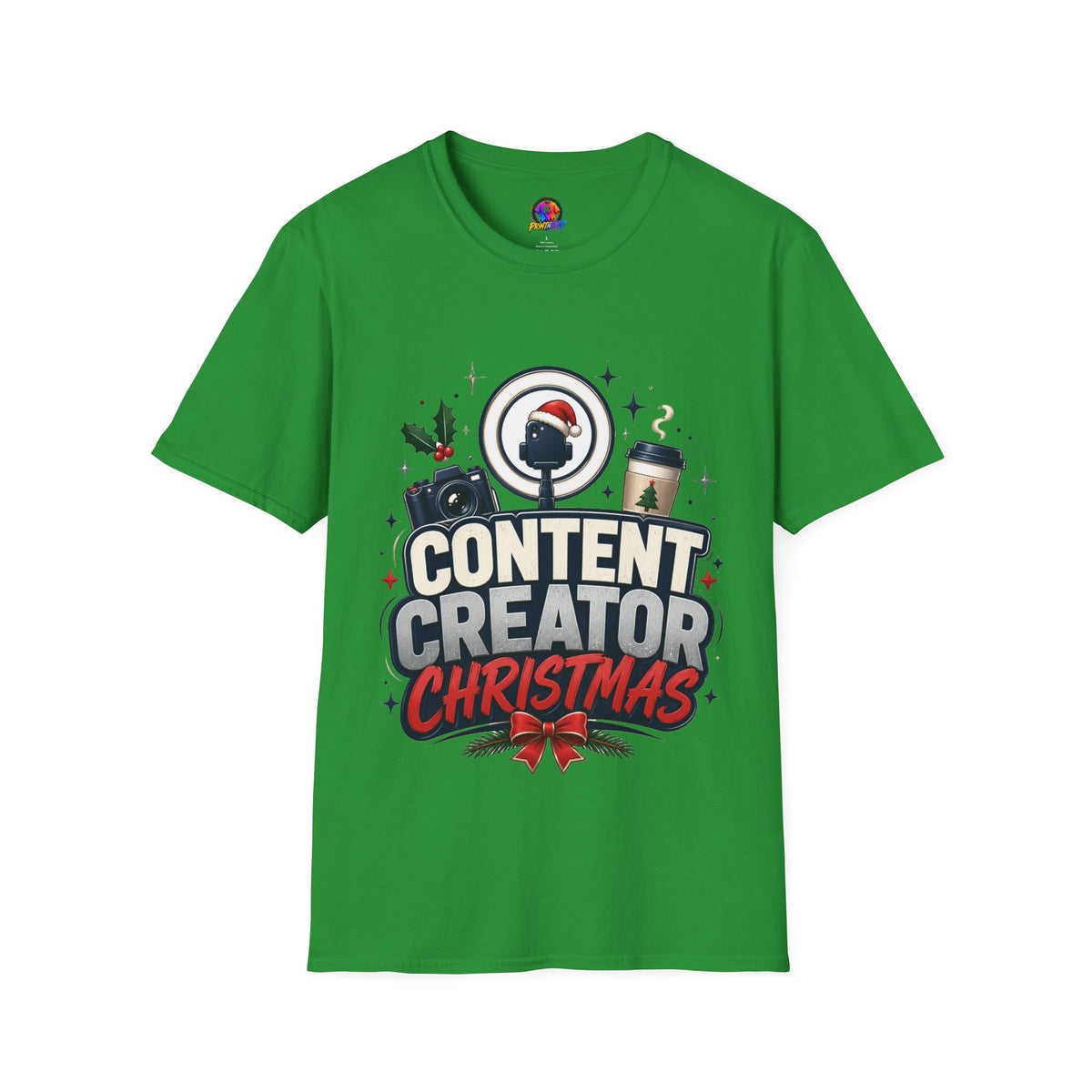 Content Creator Christmas T-Shirt