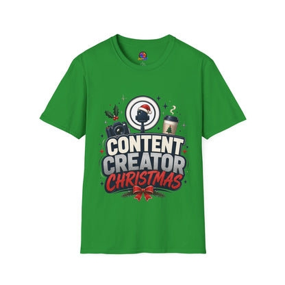 Content Creator Christmas T-Shirt