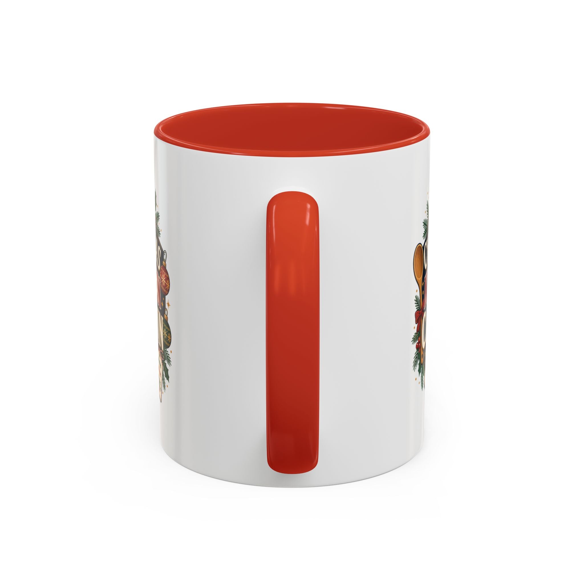 Modern Day Christmas Kitchen Captain Accent Coffee Mug — Holiday Baking Chef Gift (11/15oz)