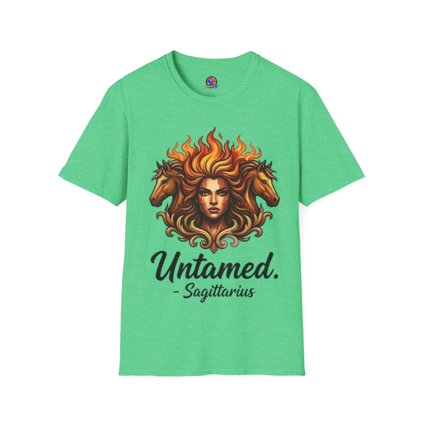 Sagittarius 'Untamed' Zodiac T-Shirt — Fiery Archer Astrology Tee