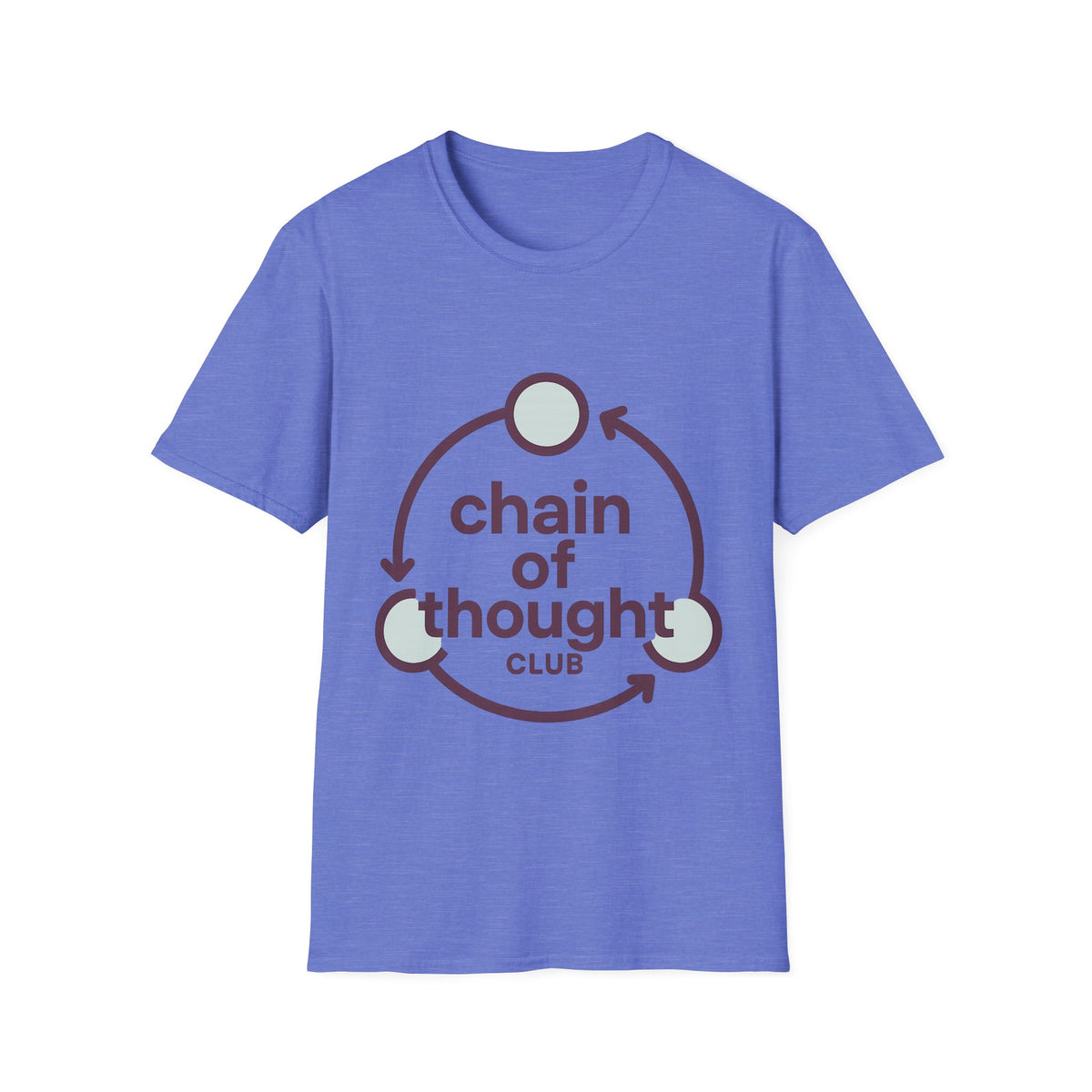 "Chain Of Thought" Minimalist Emblem Tee | Intellectual Philosophy T-Shirt - Trending Now - September 2026