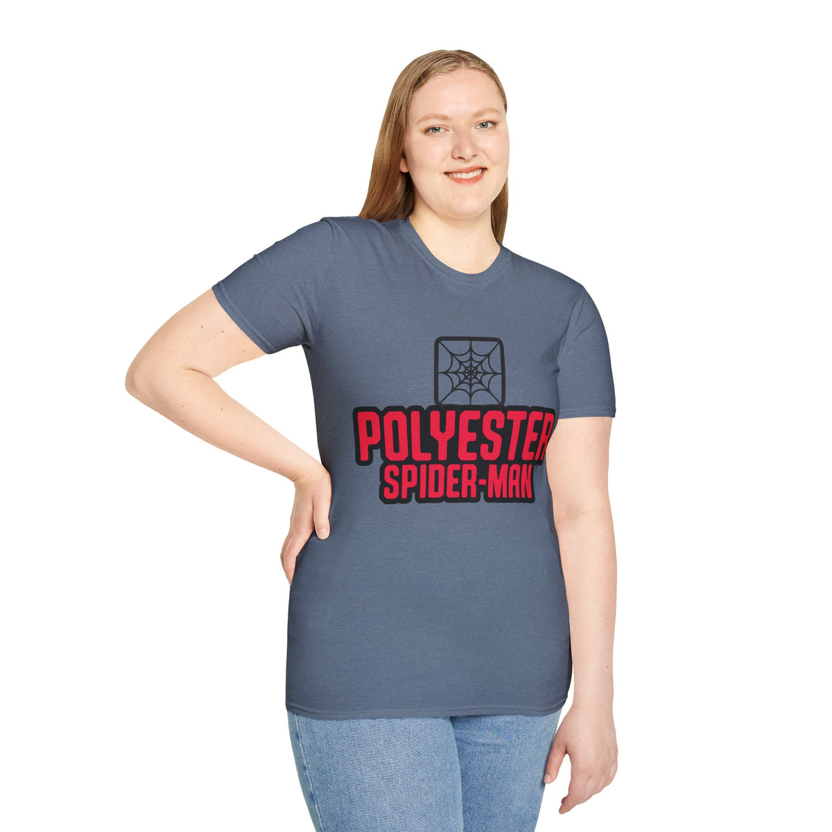 Spider-Man Polyester Graphic Tee — Bold Retro Logo Spiderweb T-Shirt - Trending Now - August 2026