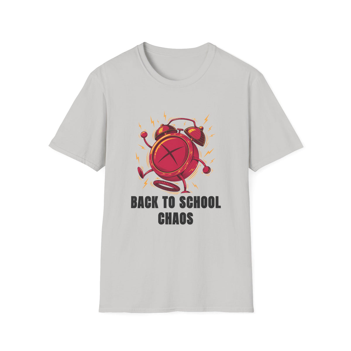 Back to School Chaos T-Shirt — Funny Alarm Clock Graphic Tee - Trending Now - August 2026
