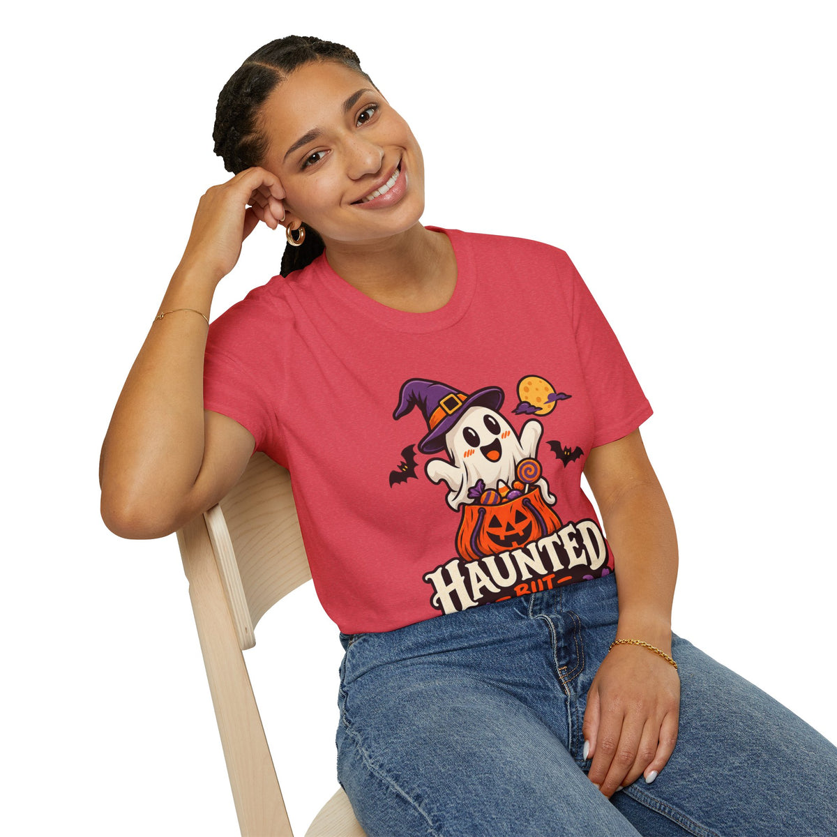 Haunted But Happy Halloween T-Shirt