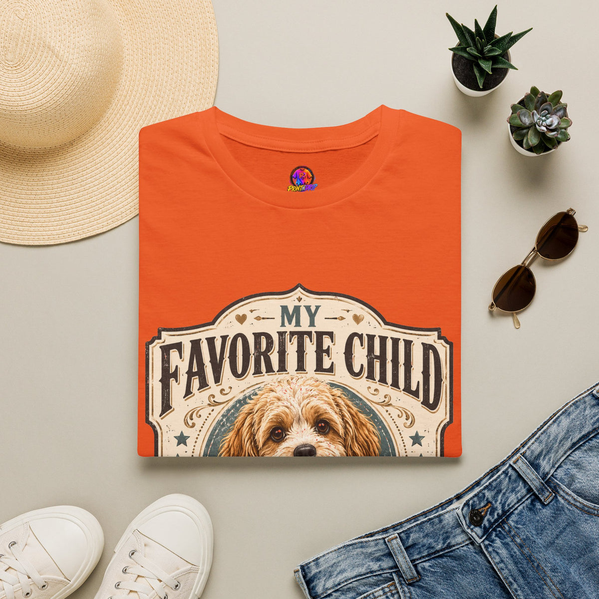 My Favorite Child Dog Mom Club T-Shirt — Cute Puppy Pet Lover Tee