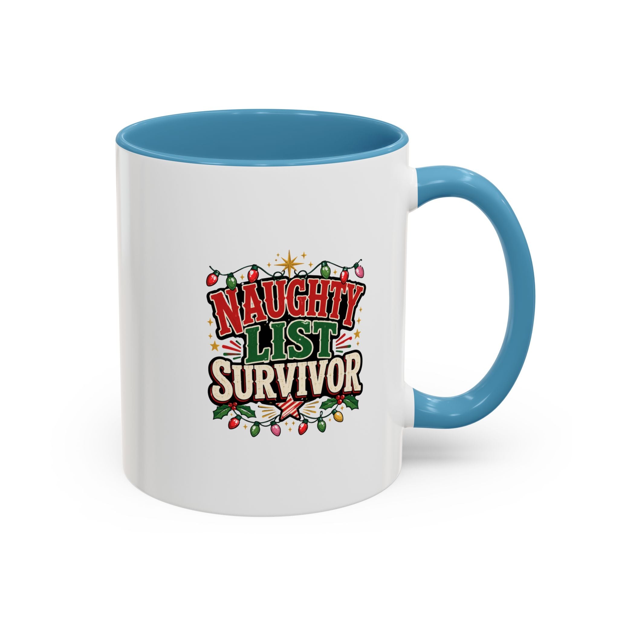 Accent Coffee Mug Naughty List Survivor