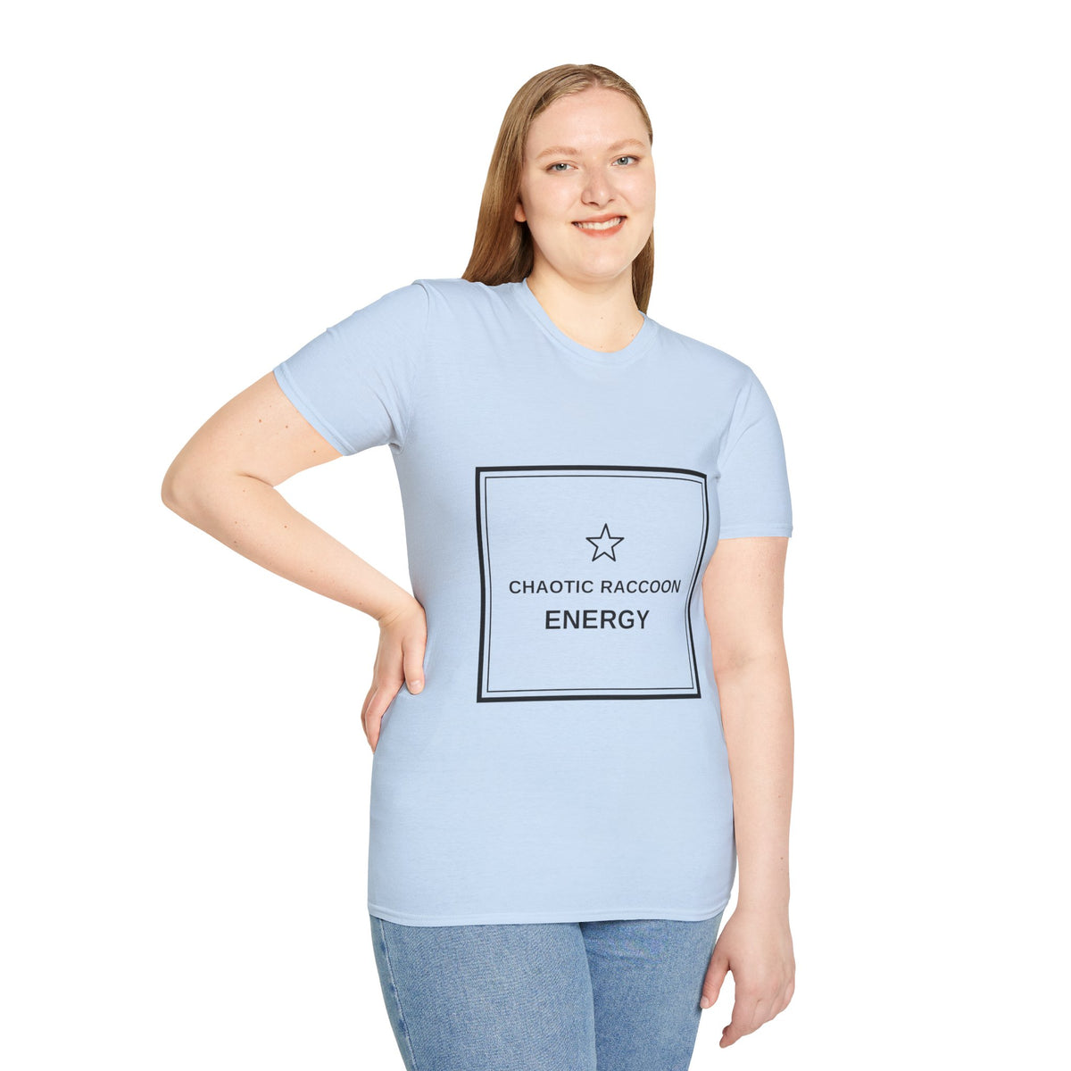 T-Shirt — Chaotic Raccoon Energy Graphic Tee - Trending Now - August 2026
