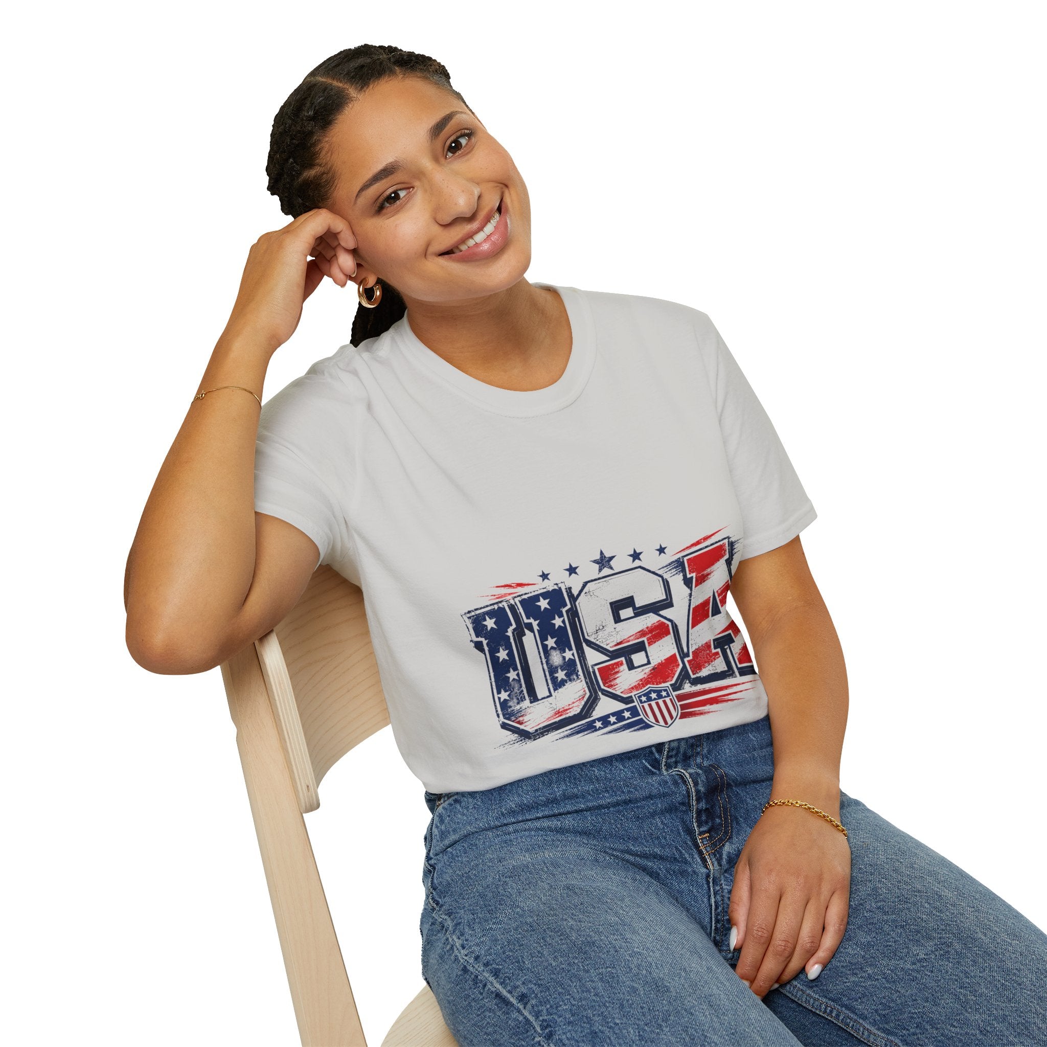 USA Flag Graphic T-Shirt — Patriotic American Pride Tee