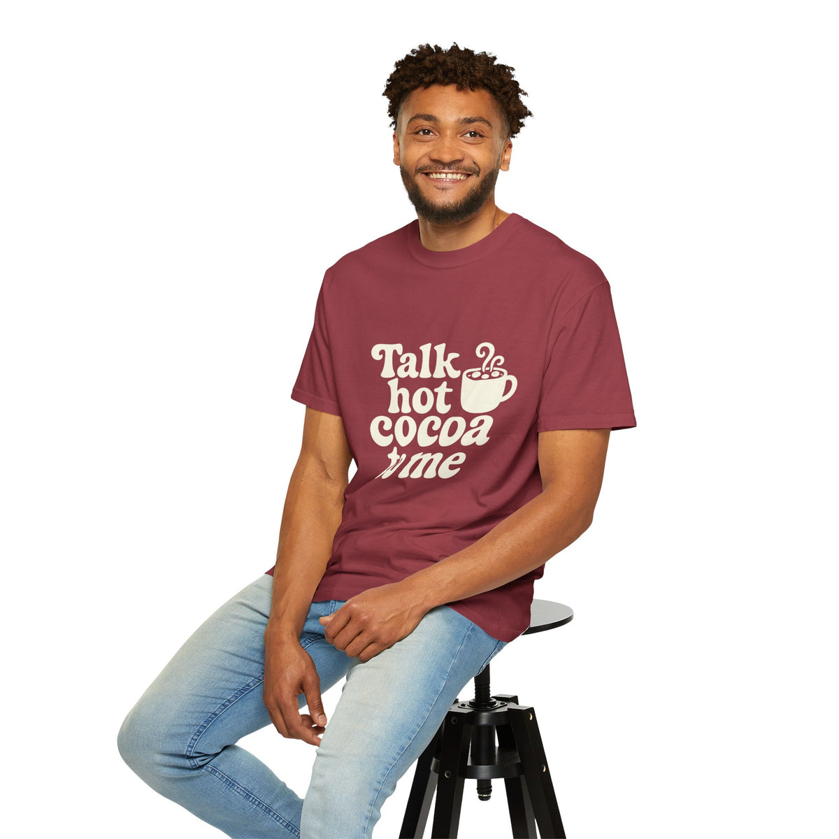 Talk Hot Cocoa To Me Tee - Funny Winter Mug Graphic T-Shirt - Trending Now - October 2026