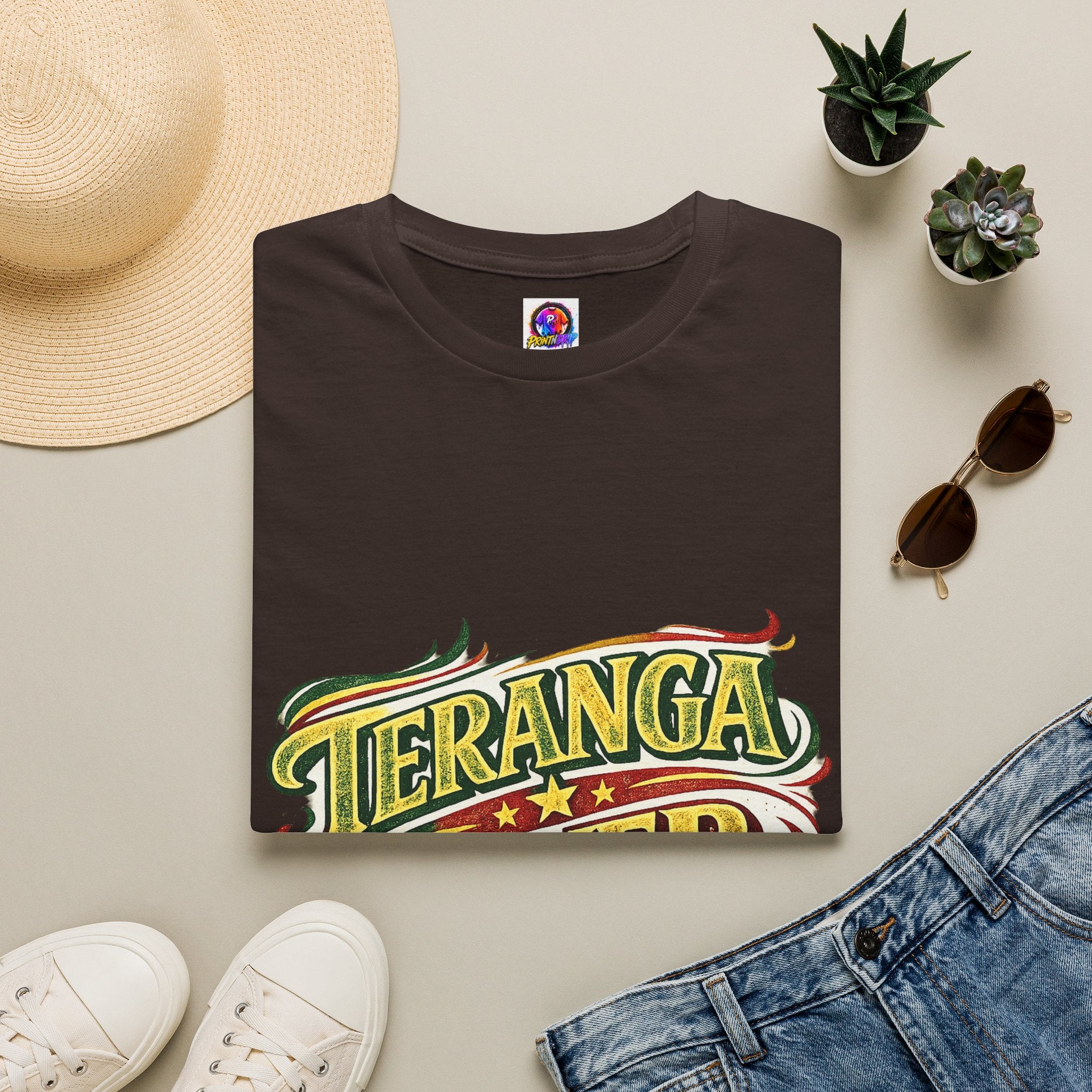 Senegal Teranga Power T-Shirt — Retro Senegal Pride Graphic Tee