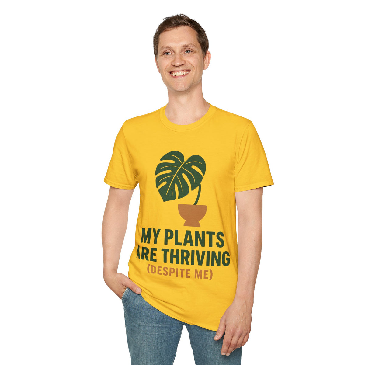 Plant Lover T-Shirt — 'My Plants Are Thriving, Therapy Not' Potted Monstera Tee - Trending Now - September 2026