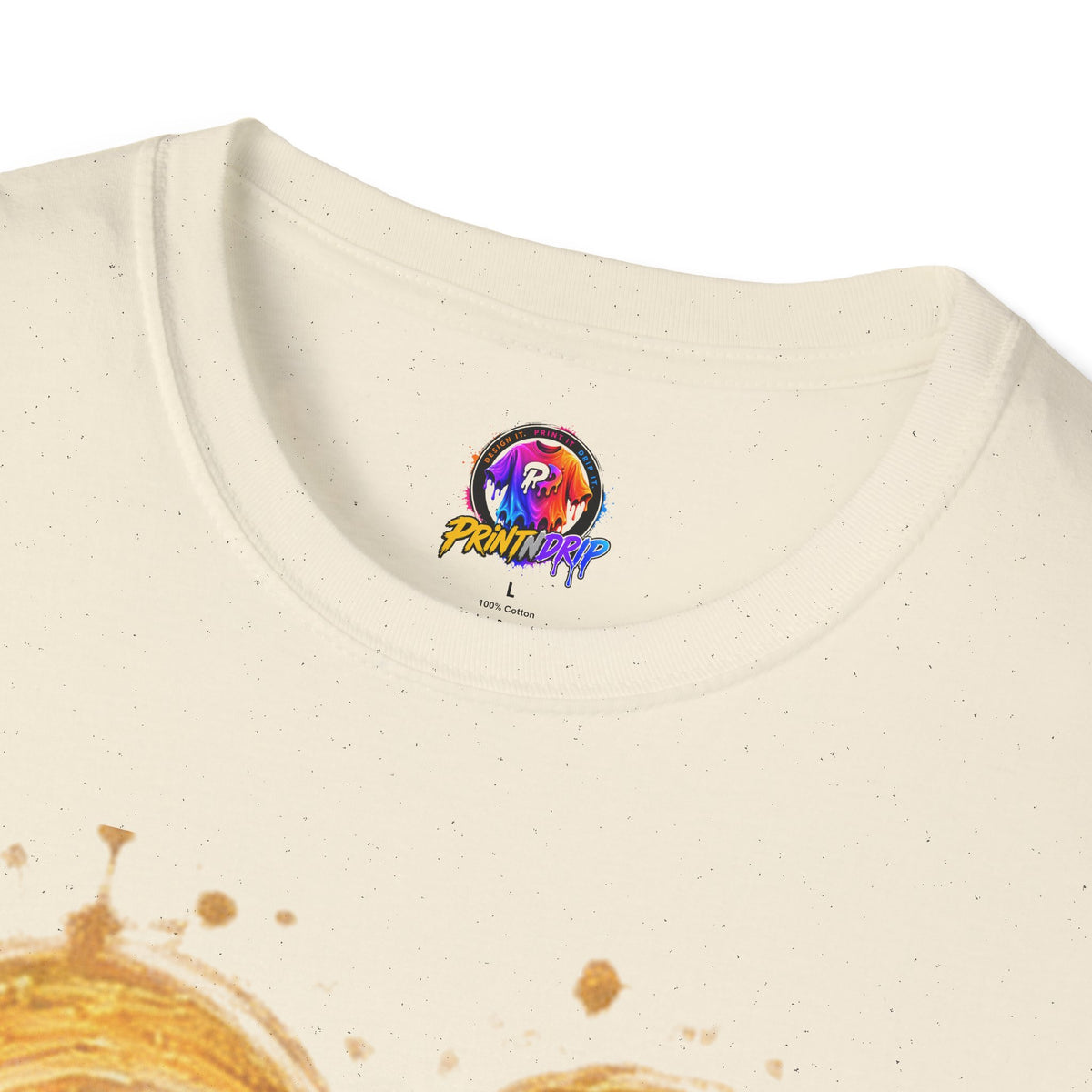 Childhood Cancer Awareness T-Shirt — "Fighter Today Brighter Tomorrow" Gold Ribbon