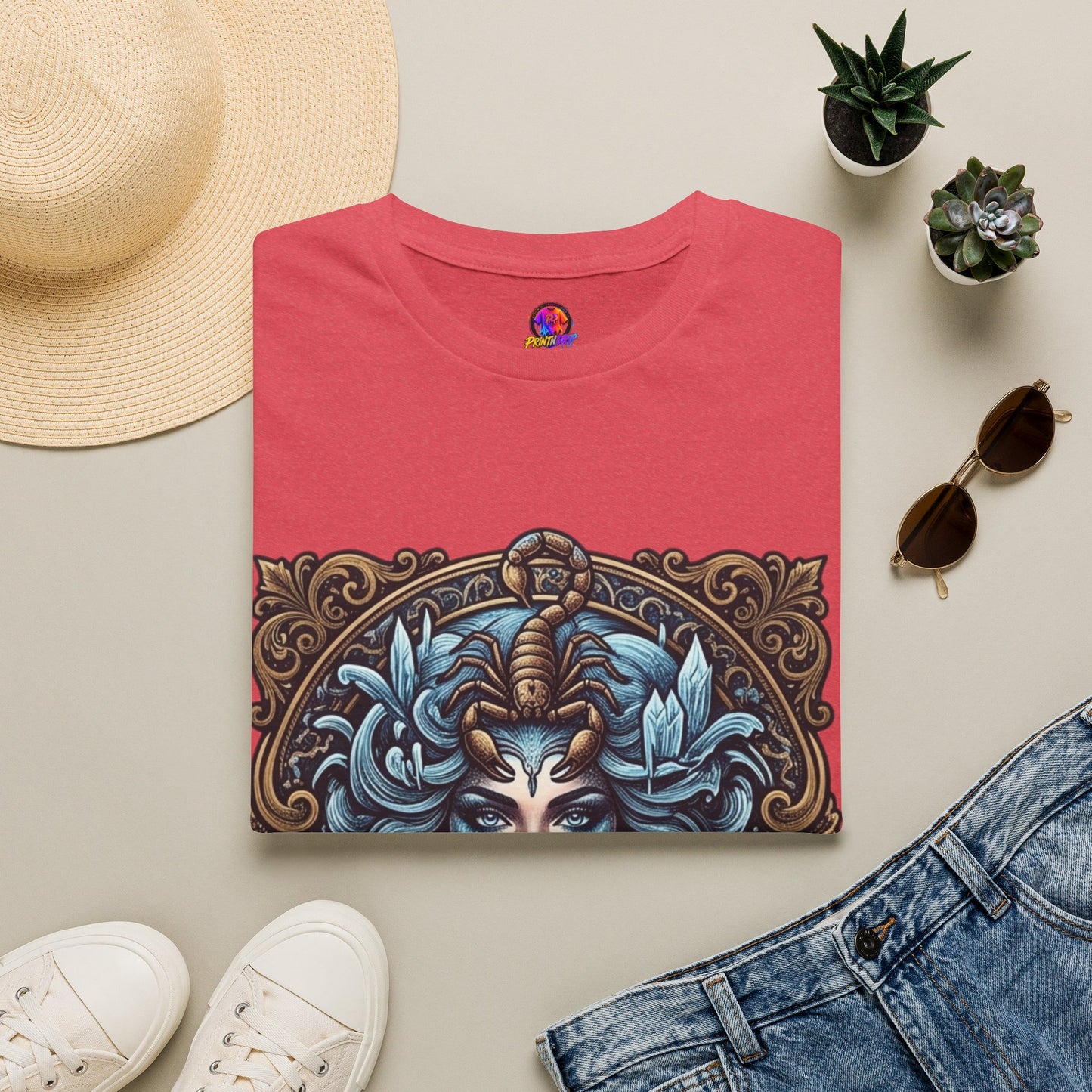 Scorpio Astrology T-Shirt — "Beautifully Intense" Zodiac Graphic Tee
