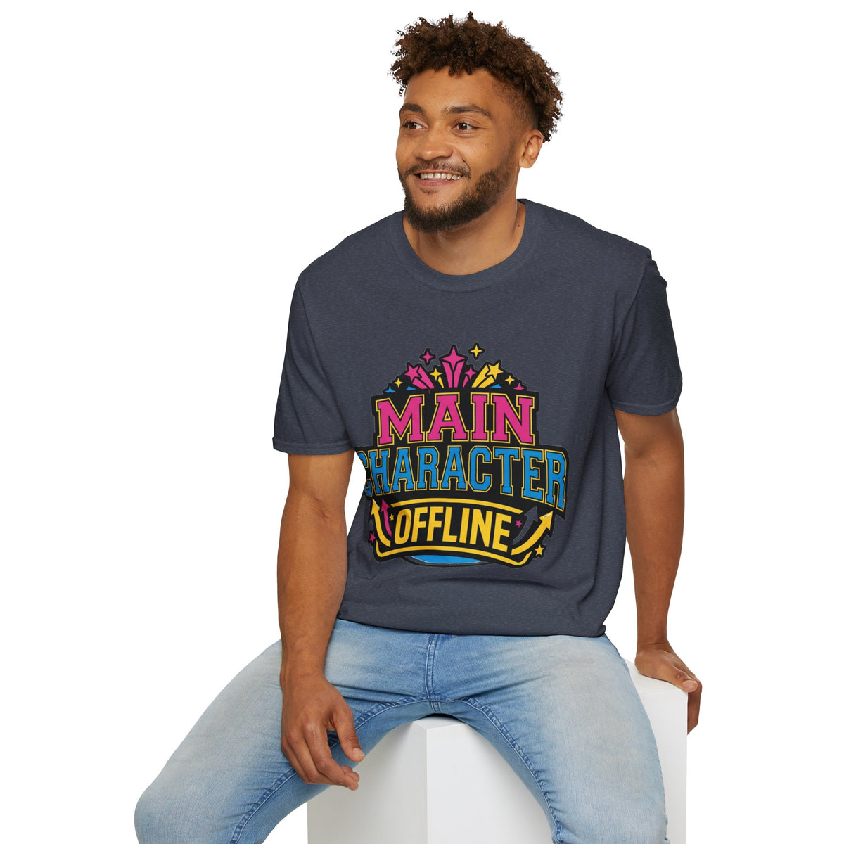 Main Character Offline T-Shirt — Retro Colorful 'Main' Graphic Tee - Trending Now - August 2026
