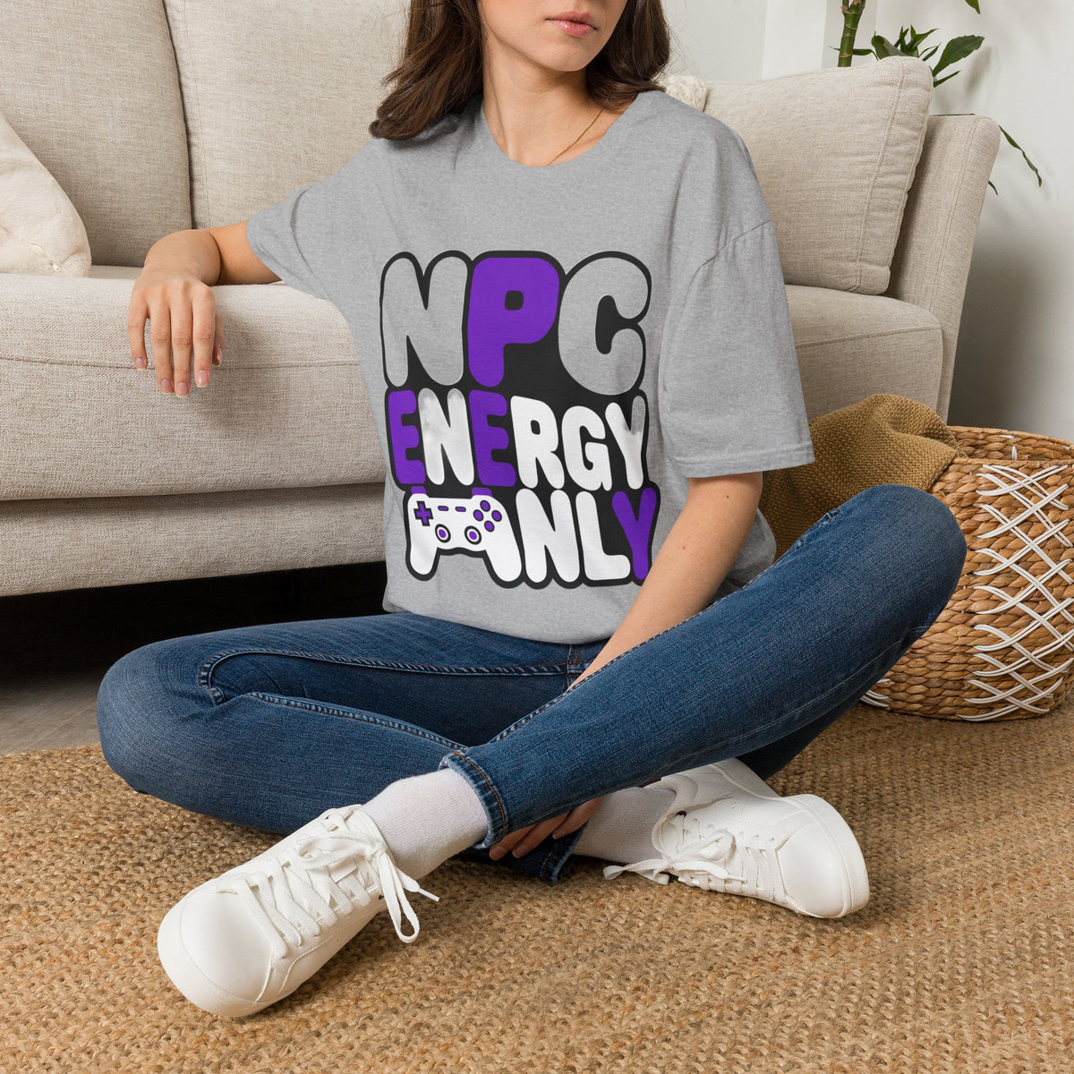 NPC Energy Only T-Shirt — Gamer Graphic Tee - Trending Now - August 2026