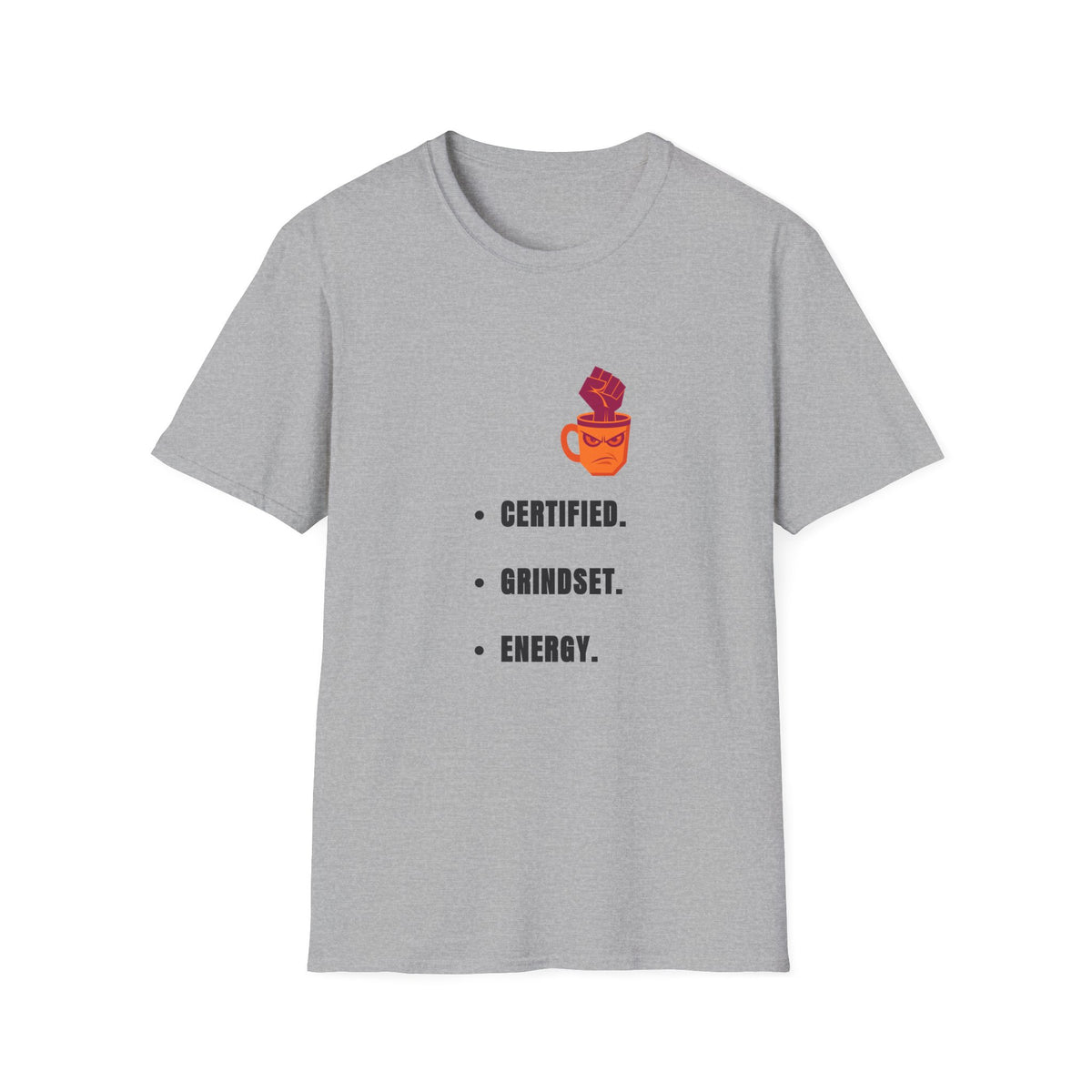Certified Mindset Tee — "Certified. Mindset. Energy." Motivational Graphic T-Shirt - Trending Now - September 2026