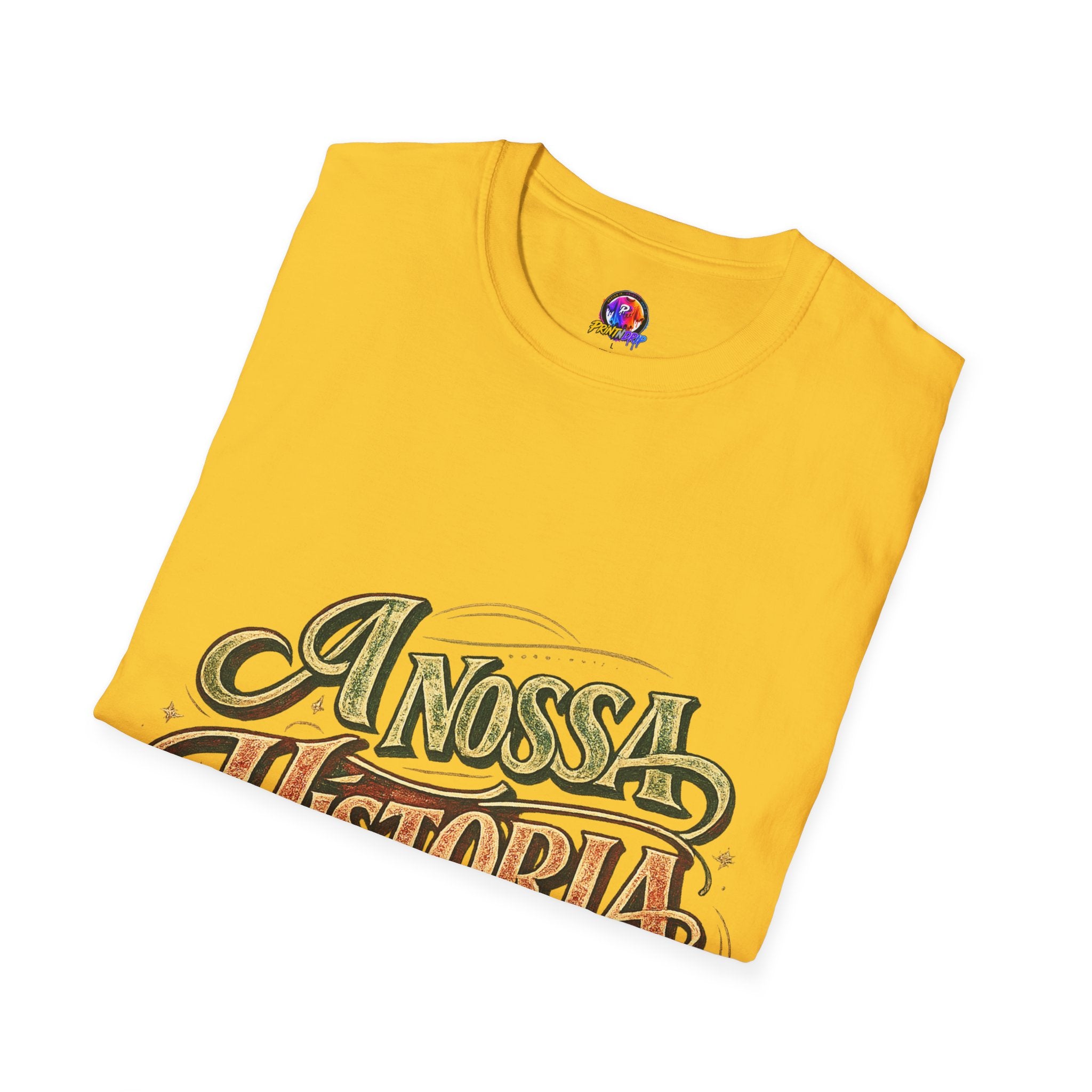 Portugal T-Shirt — "A Nossa História" Vintage Compass Graphic Tee