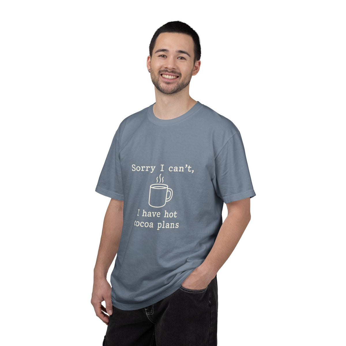 Hot Cocoa Plans T-Shirt — "Sorry I Can’t, I Have Hot Cocoa Plans" Cozy Graphic Tee - Trending Now - October 2026