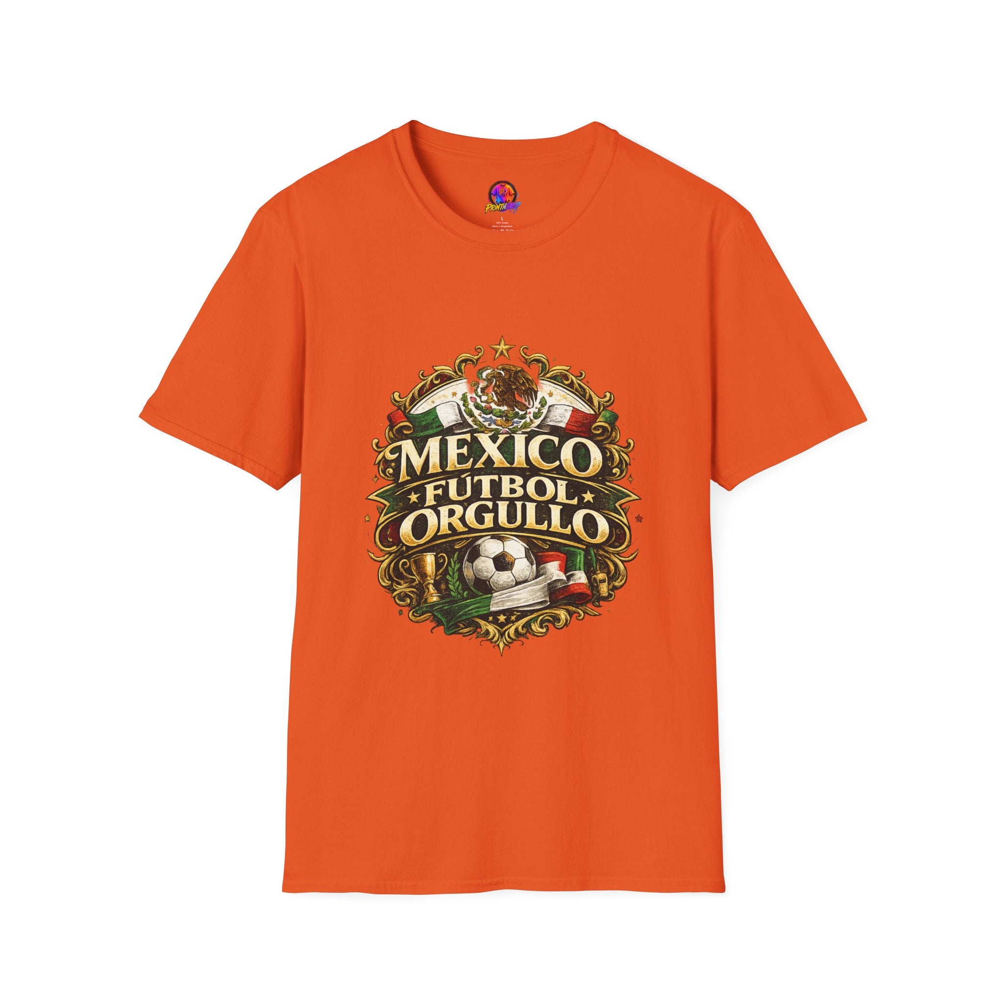 Mexico Fútbol Orgullo T-Shirt — Mexican Soccer Pride Graphic Tee