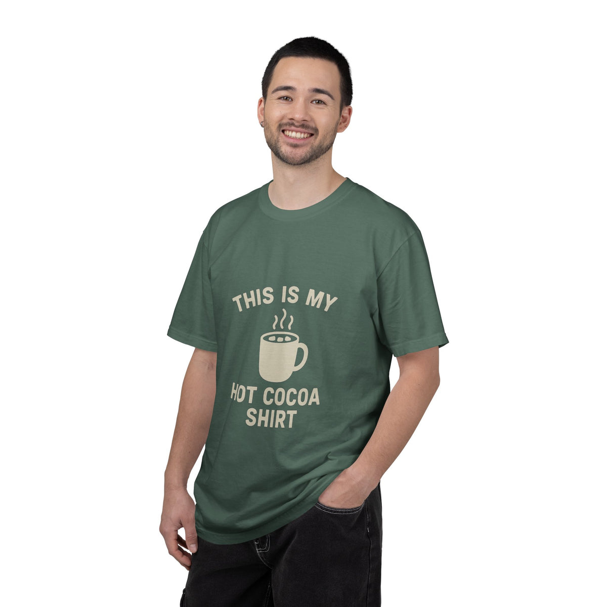 Hot Cocoa Shirt T-Shirt — "This Is My Hot Cocoa Shirt" Cozy Holiday Tee - Trending Now - October 2026
