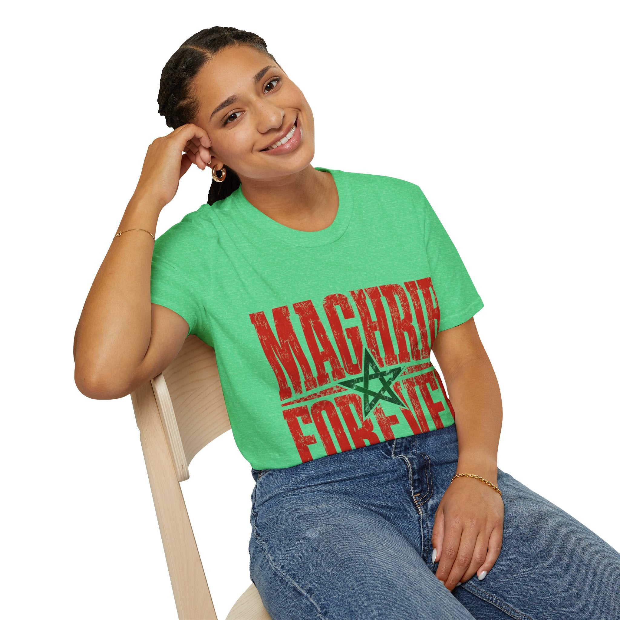 Morocco T-Shirt — Maghrib Forever Moroccan Flag Graphic Tee