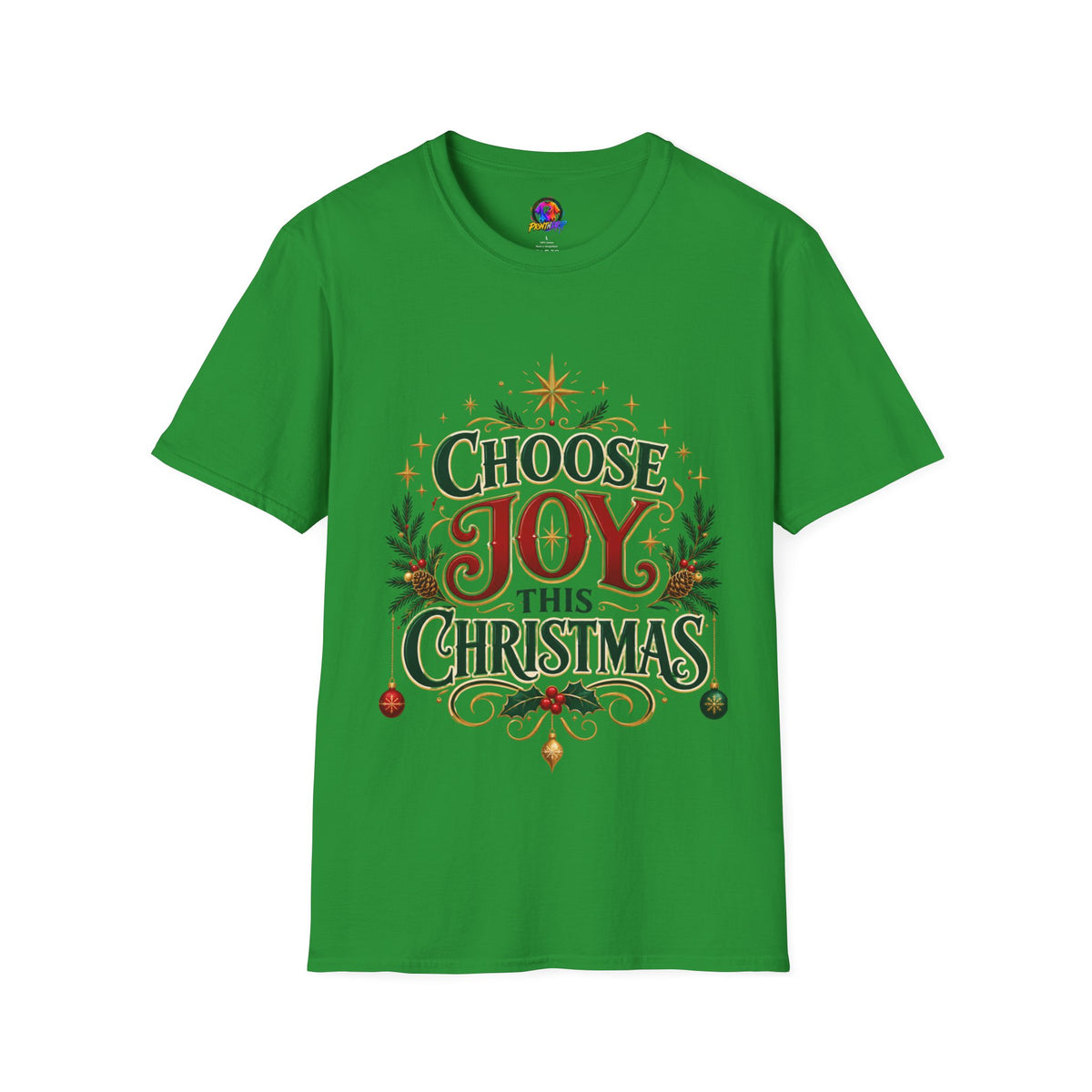 Choose Joy This Christmas T-Shirt — Festive Holiday Graphic Tee