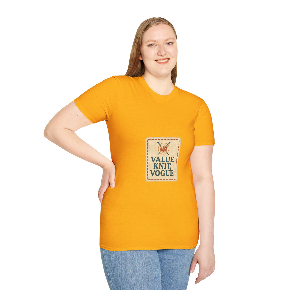 Value Knit Vogue T-Shirt — Vintage Knitting Graphic Tee - Trending Now - October 2026