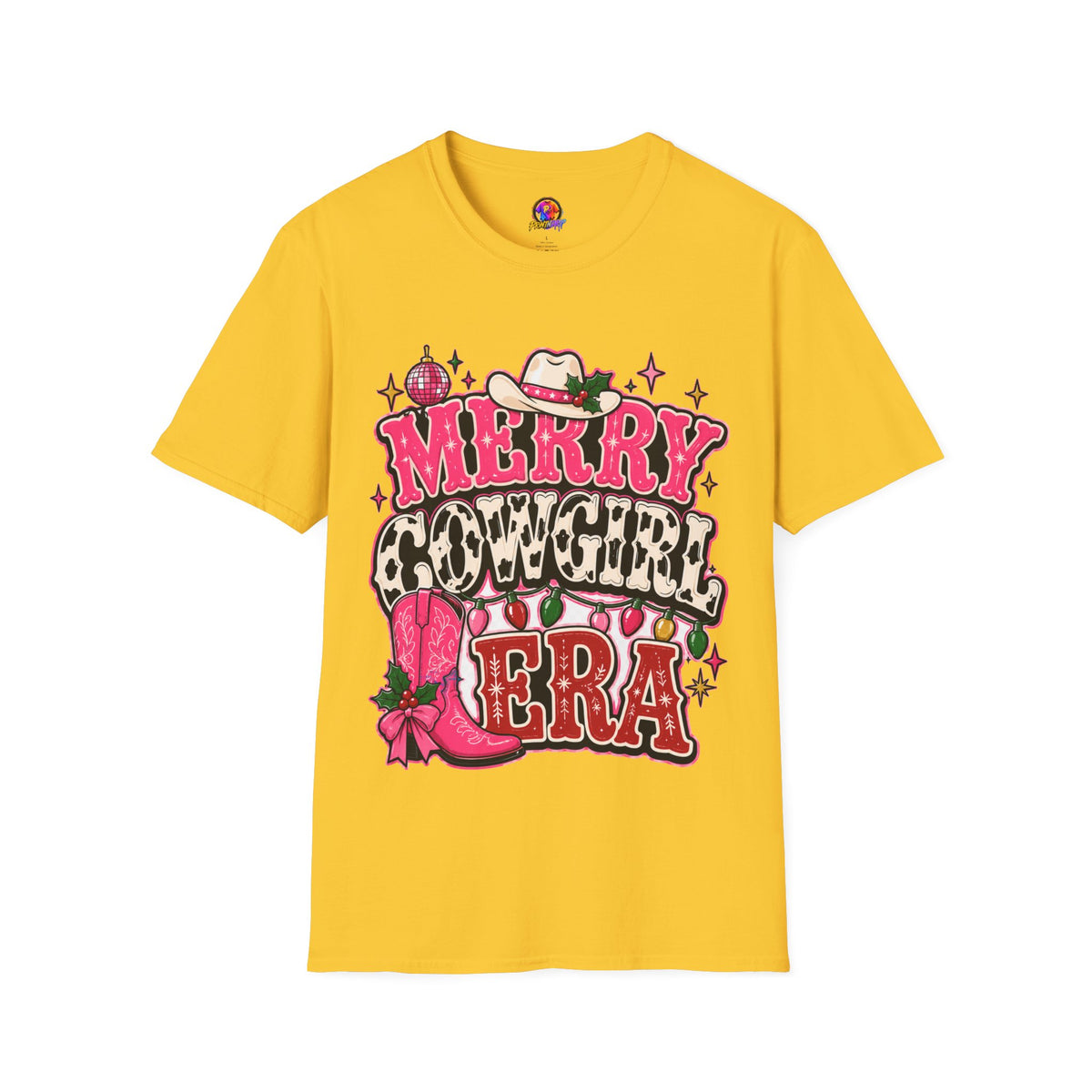 Merry Cowgirl Christmas T-Shirt
