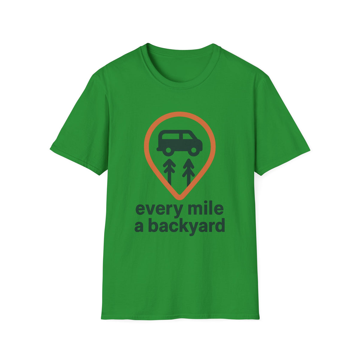 Minimalist Campervan T‑Shirt — Tiny Van Badge Graphic - Trending Now - August 2026
