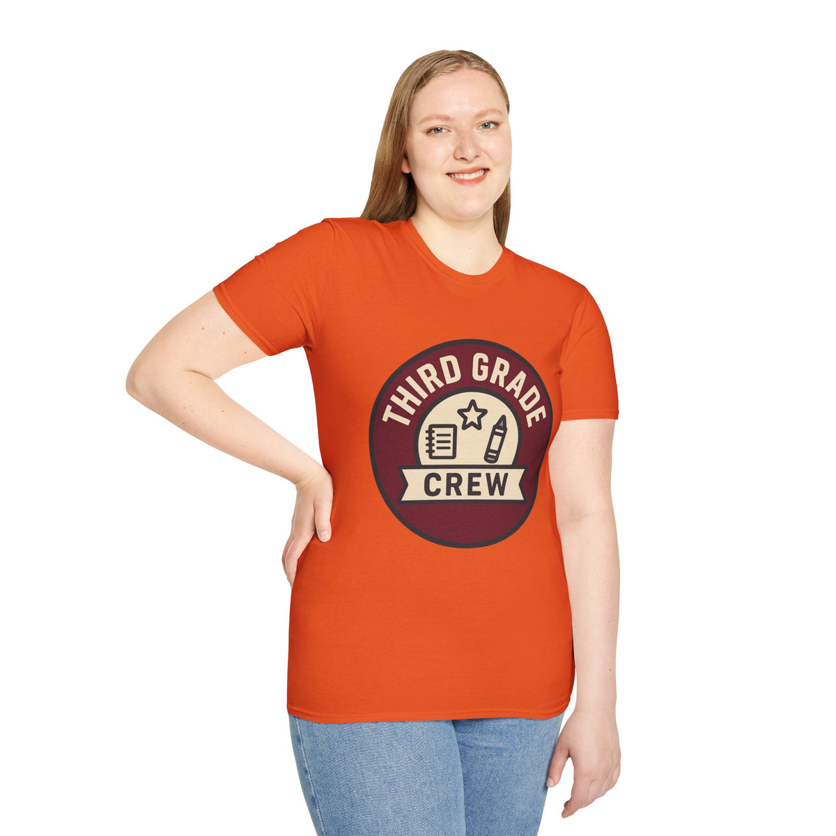 Third Grade Crew T-Shirt — Retro School Teacher & Student Tee - Trending Now - August 2026