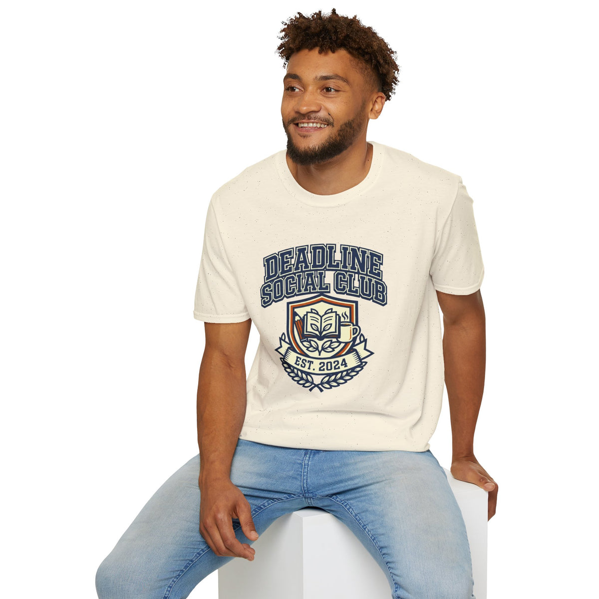 Deadline Social Club T-Shirt — Retro Collegiate Badge Tee - Trending Now - August 2026
