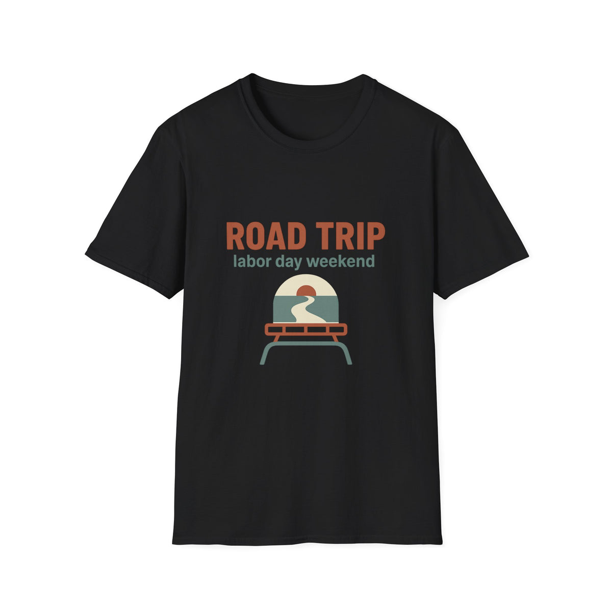 Road Trip Labor Day Weekend T-Shirt — Vintage Camper Travel Tee - Trending Now - August 2026