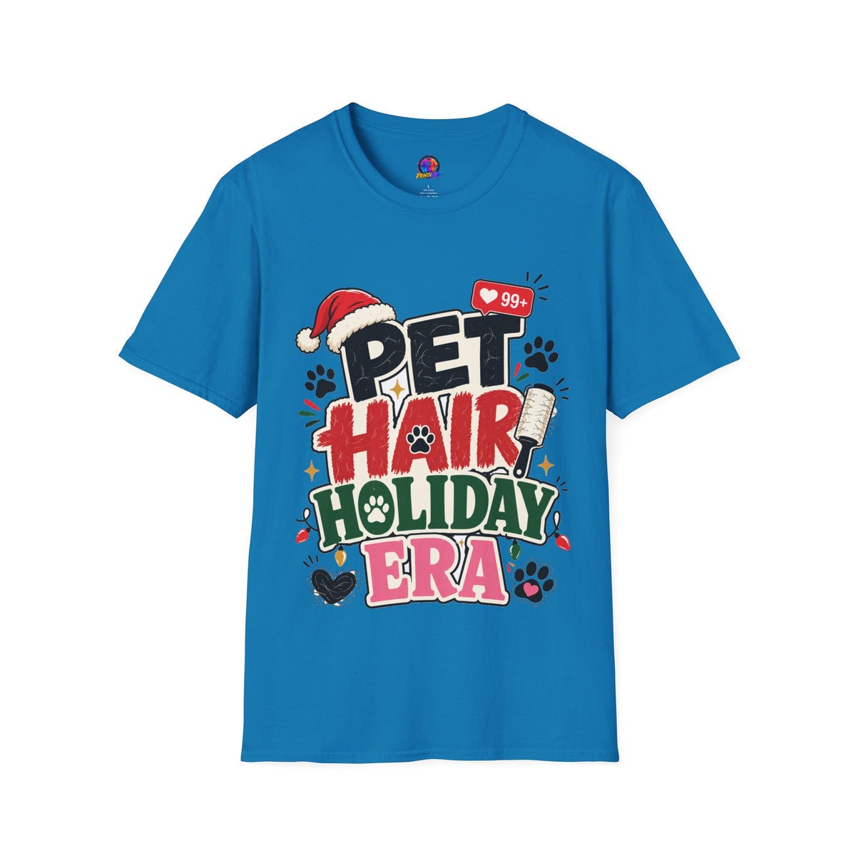 Pet Hair Holiday Tee — Funny Christmas Shirt for Pet Lovers