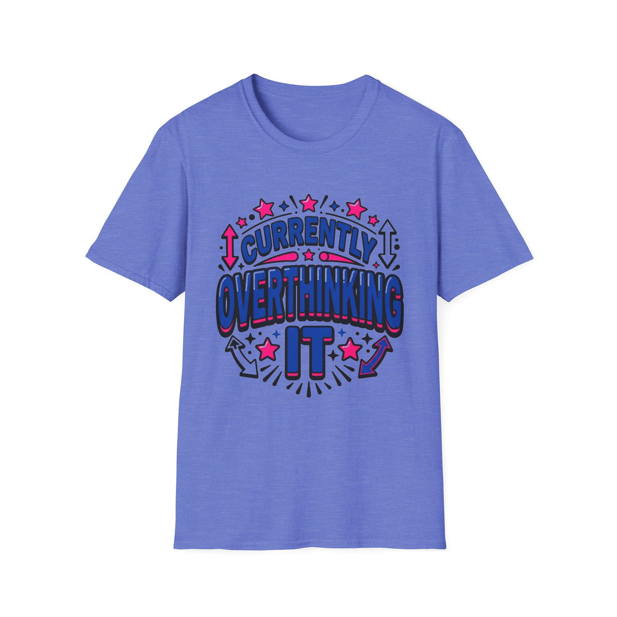Currently Celebrating T-Shirt — Retro Neon Festival Graphic Tee - Trending Now - August 2026