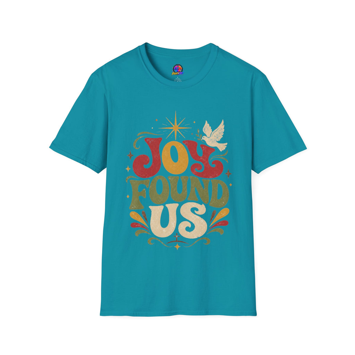 Joy Found Us T‑Shirt — Retro Christmas Holiday Graphic Tee