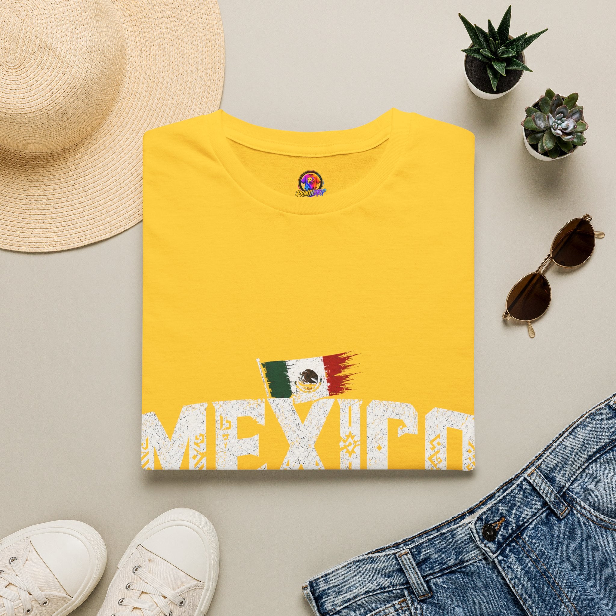 Mexico Vintage Flag T-Shirt