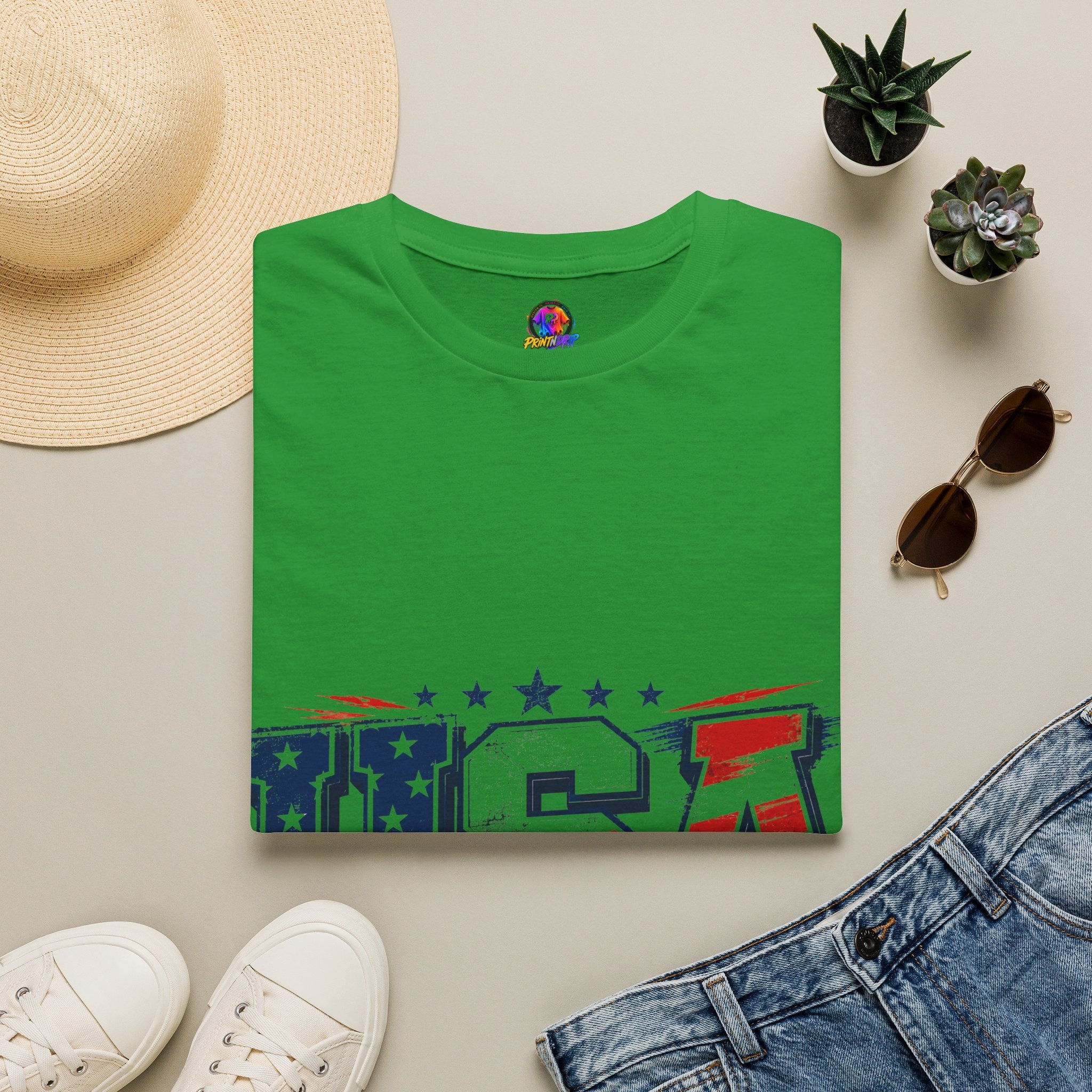 USA Flag Graphic T-Shirt — Patriotic American Pride Tee