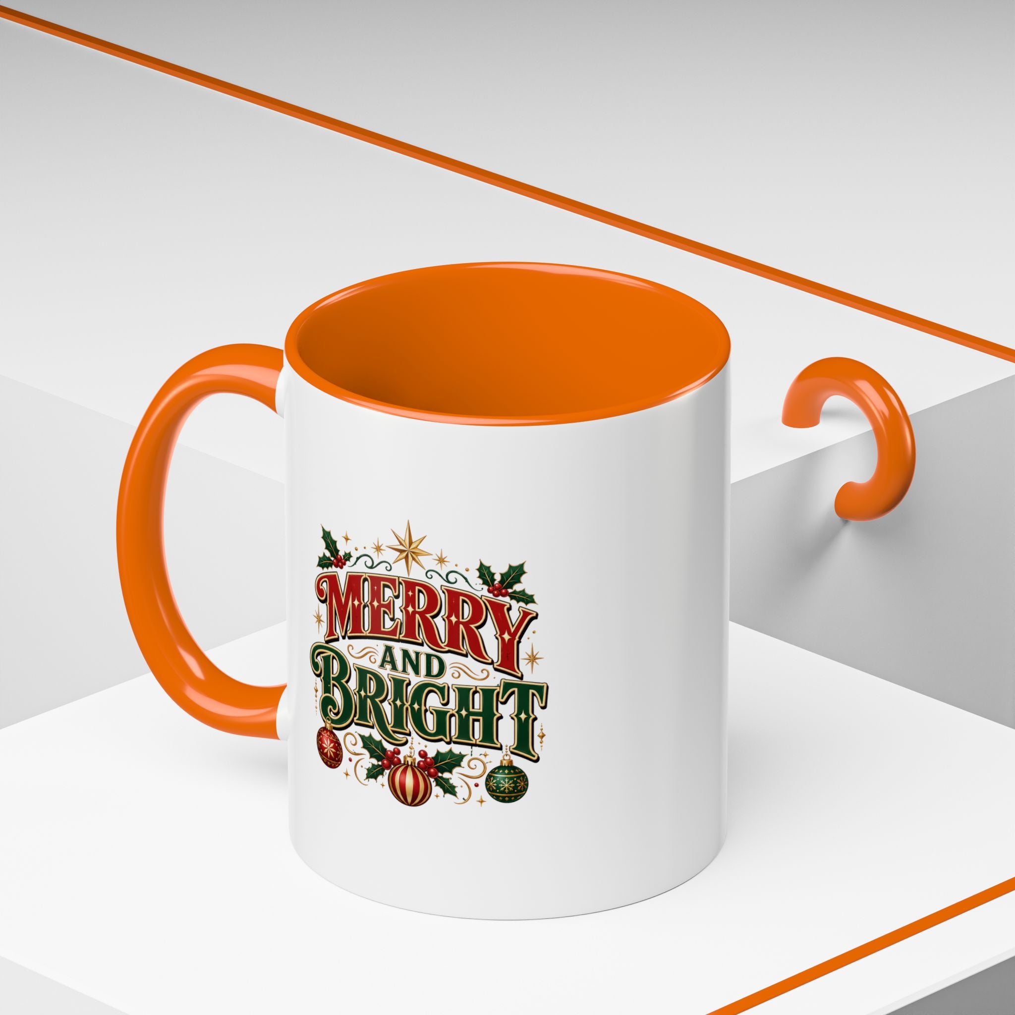 Accent Coffee Mug Merry Bright