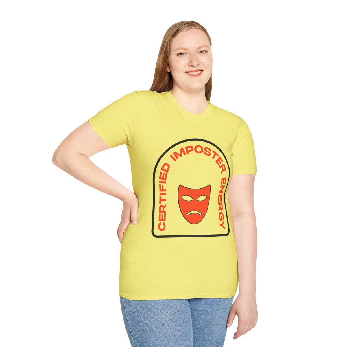 Certified Imposter Energy T-Shirt — Funny Sarcastic Graphic Tee - Trending Now - August 2026