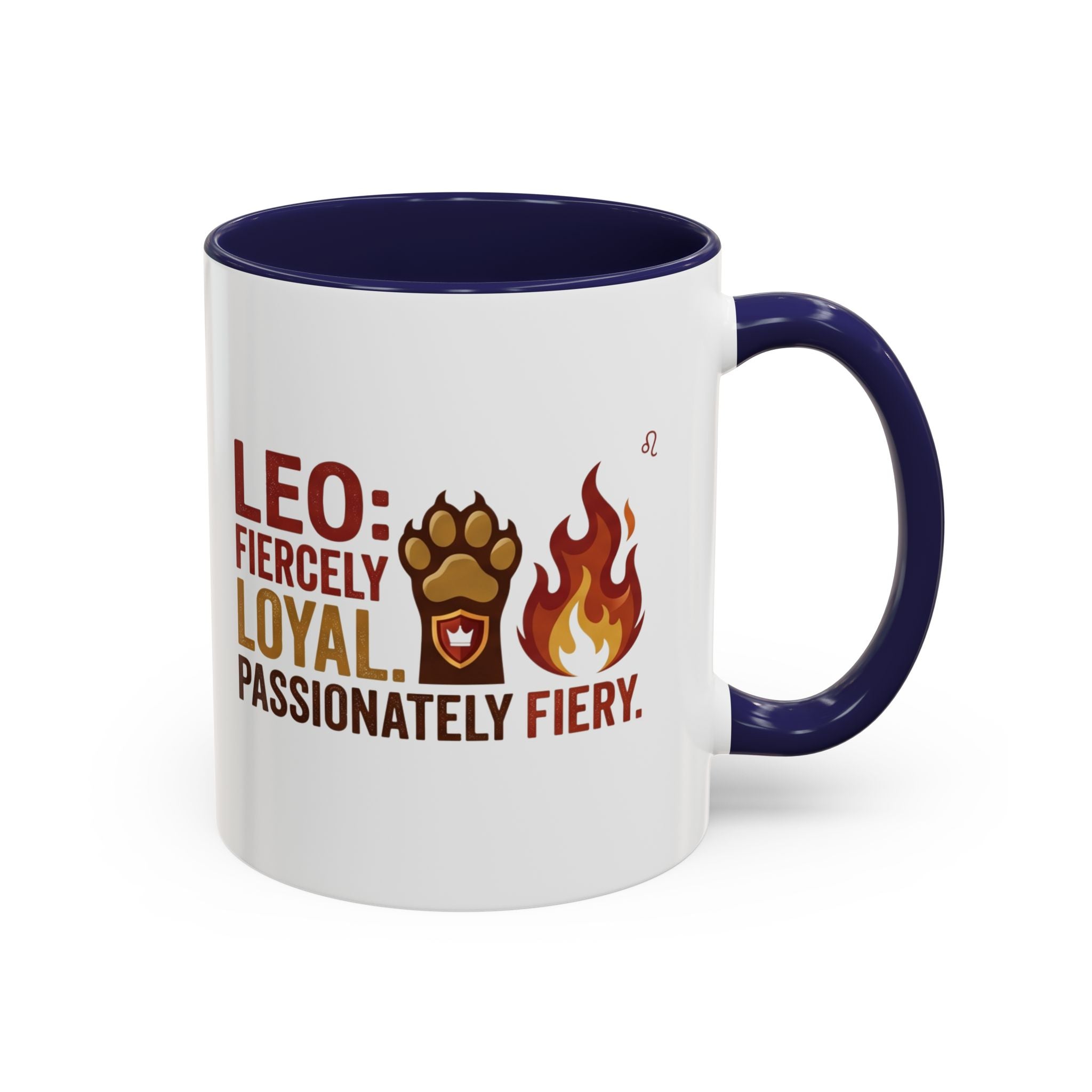 Leo Zodiac Coffee Mug – Fiercely Loyal, Passionately Fiery Accent Mug