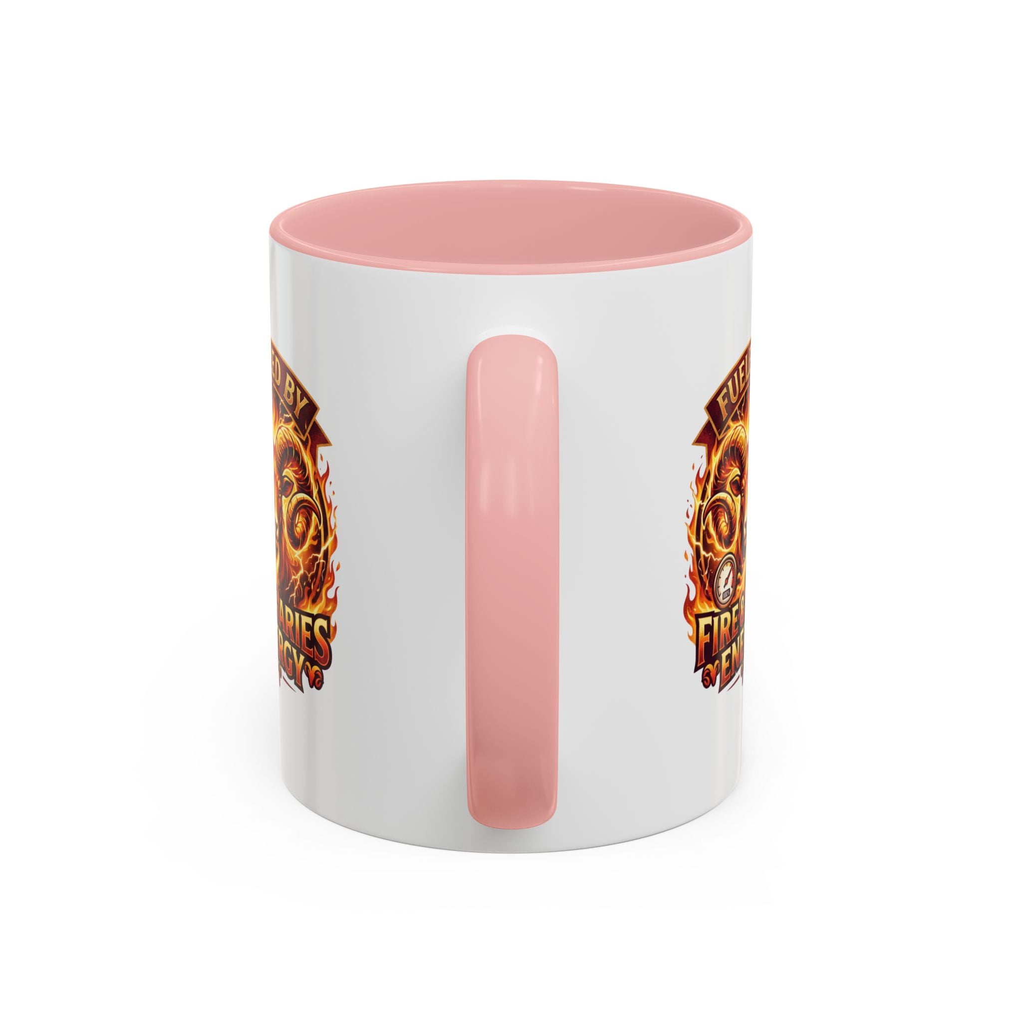 Fueled by Fire & Aries Energy Mug – Zodiac Ram Coffee Cup