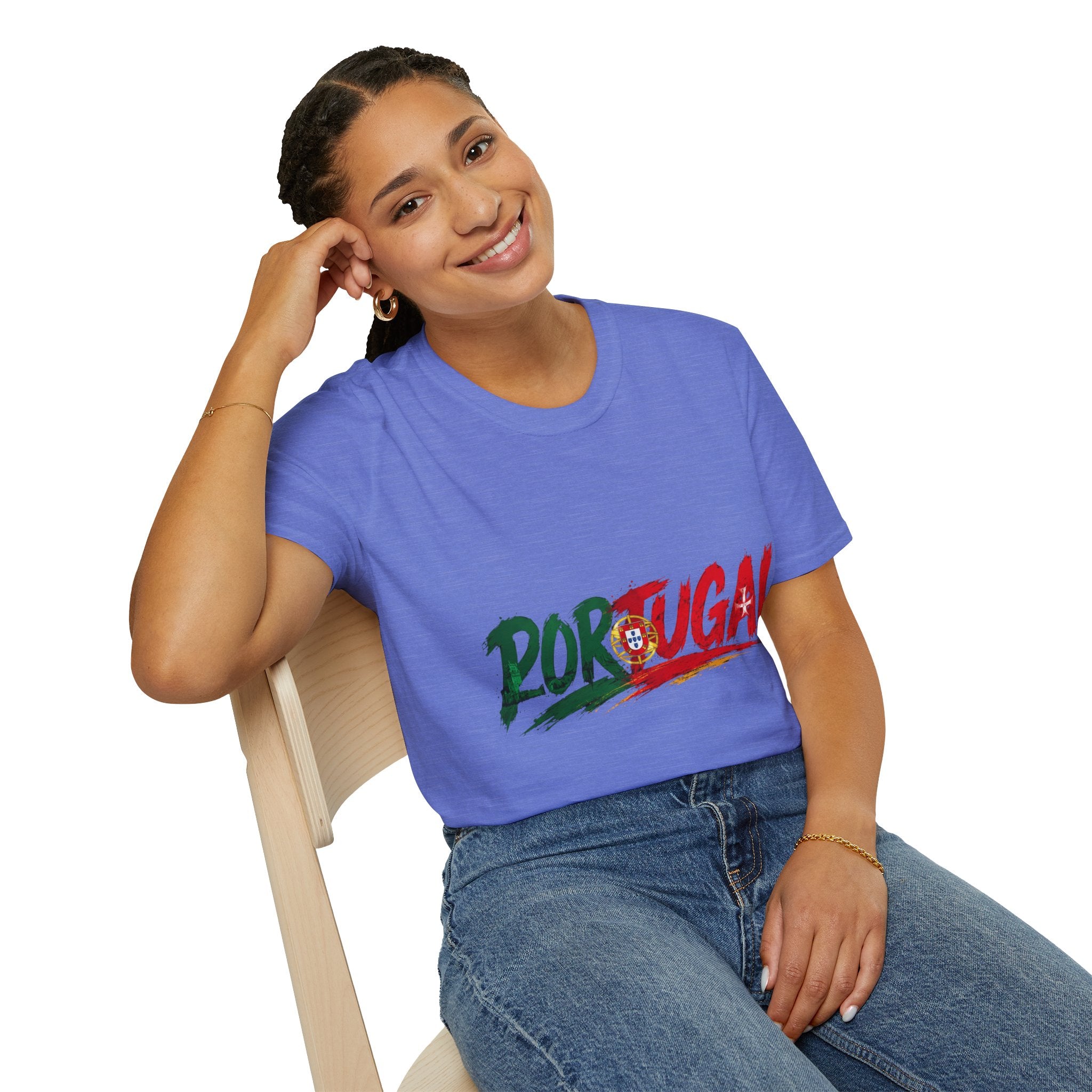Portugal Flag Script T-Shirt — Portuguese Pride Tee