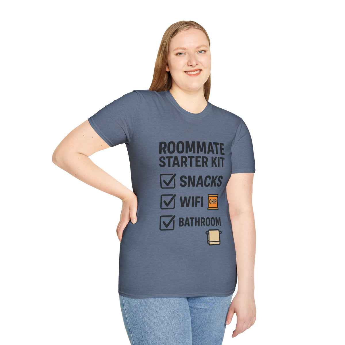 Minimal Black Graphic Tee — Subtle Block Text Design  - Trending Now - August 2026