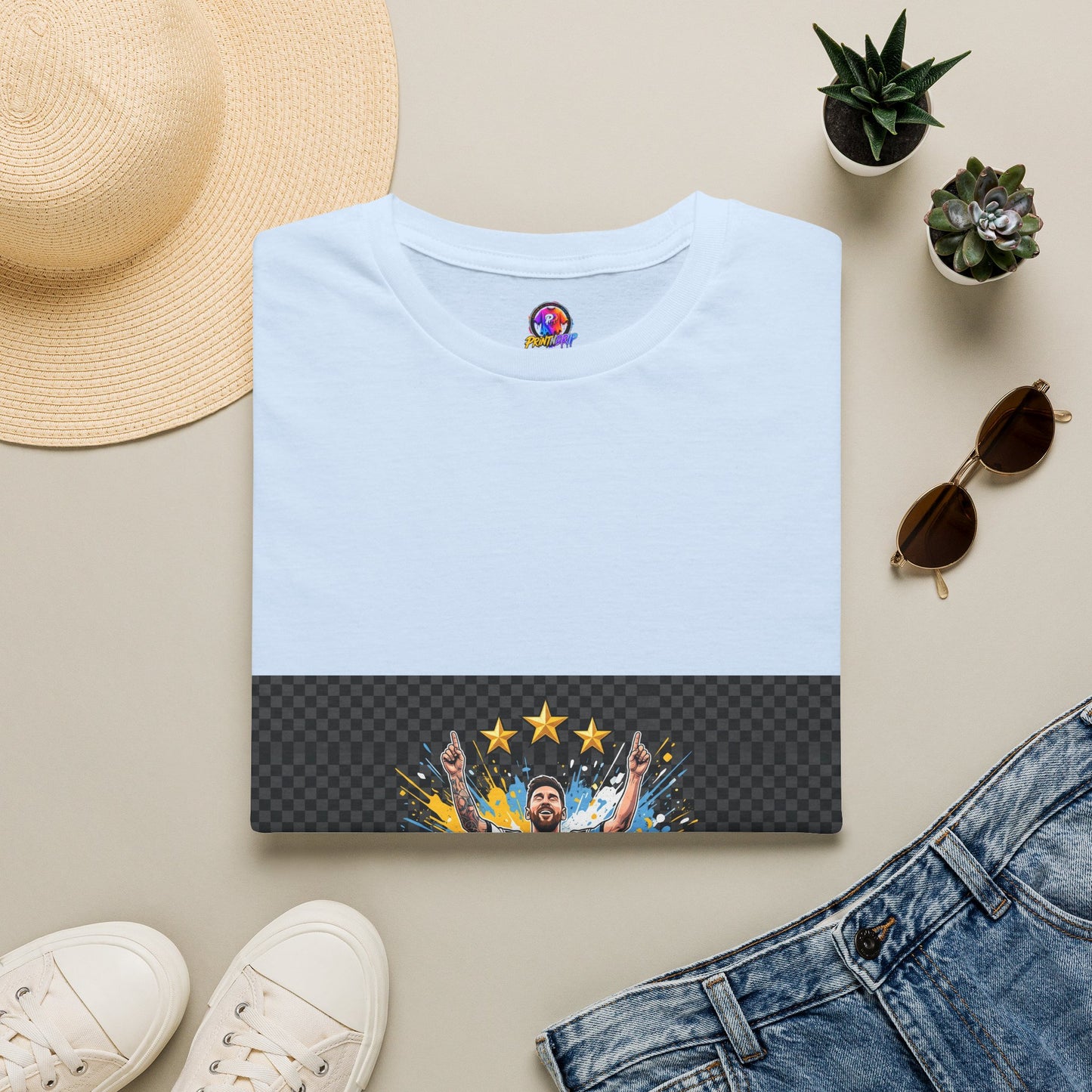Argentina Messi  Soccer T‑Shirt — Argentina Messi 10 Fan Tee