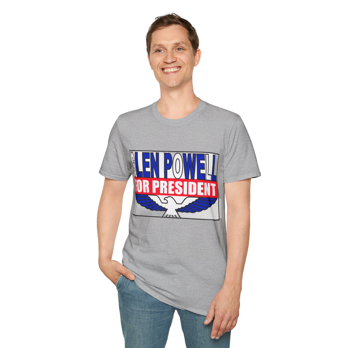 T-Shirt — Glen Powell For President Graphic Tee - Trending Now - August 2026