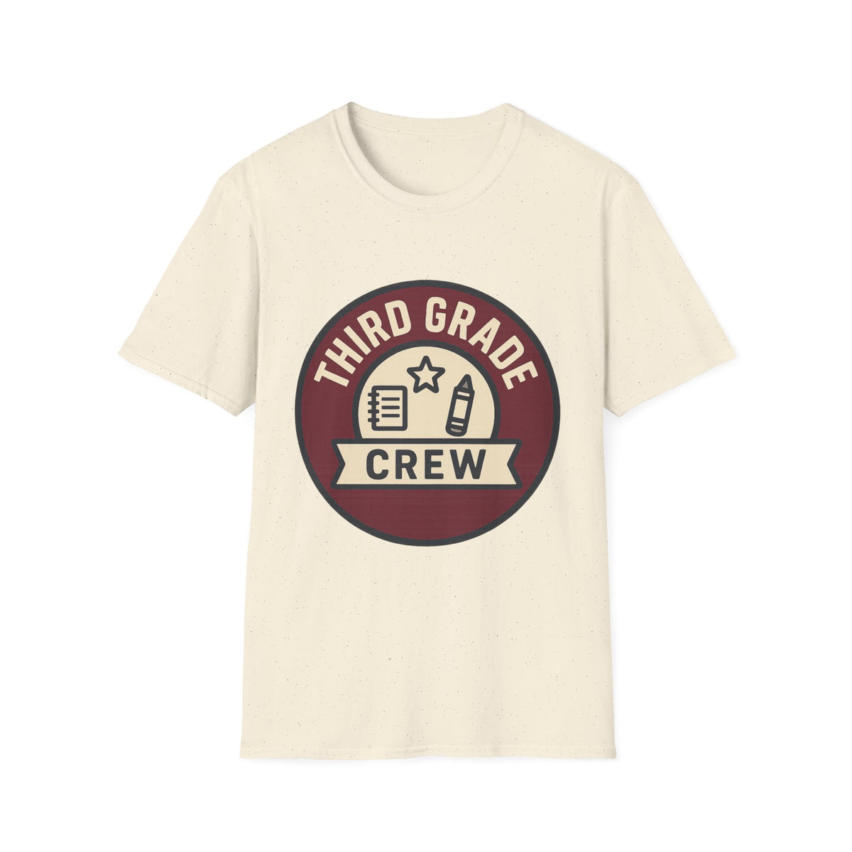 Third Grade Crew T-Shirt — Retro School Teacher & Student Tee - Trending Now - August 2026