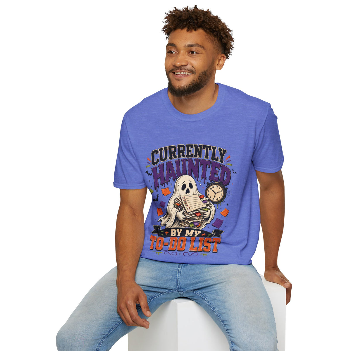 Halloween Currently Haunted Unisex Softstyle T-Shirt