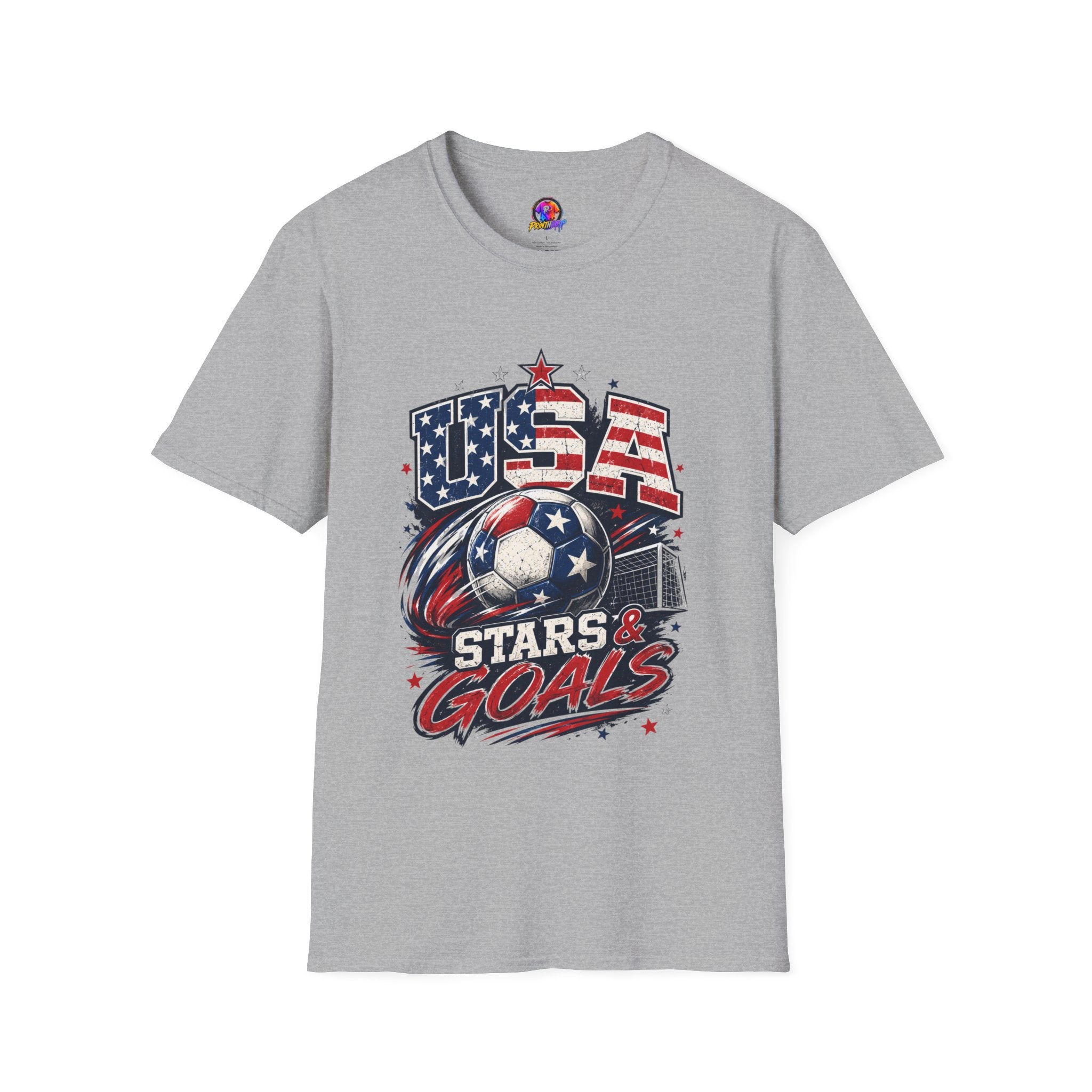 USA Stars & Goals Soccer T-Shirt