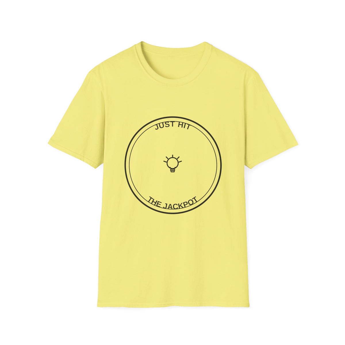 T-Shirt — "Just Hit the Jackpot" Minimal Sun Graphic Tee - Trending Now - August 2026