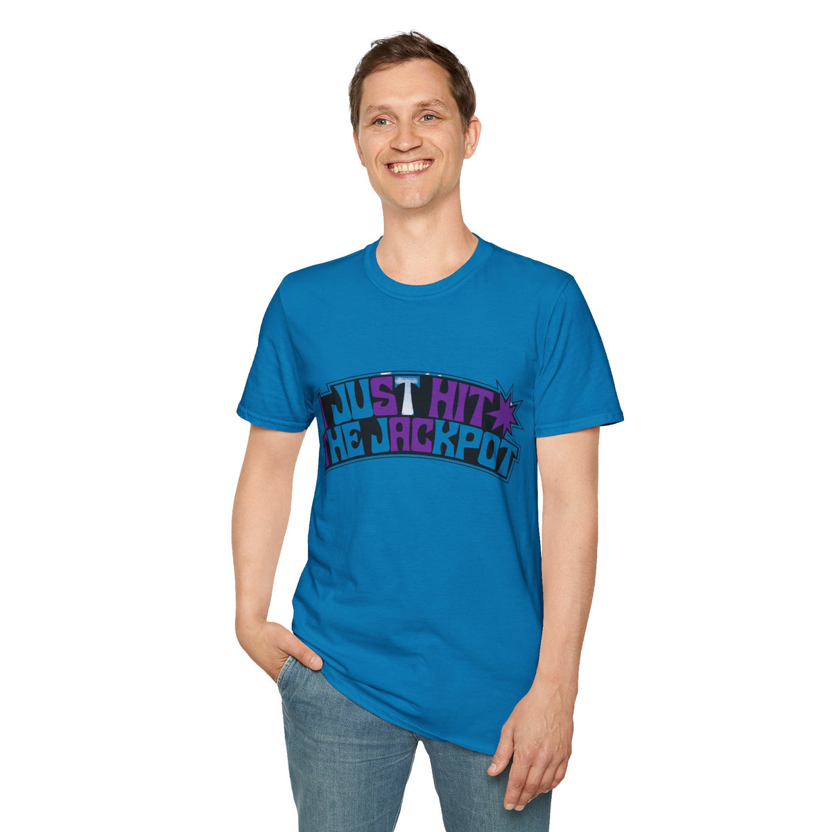 Just Hit the Jackpot T-Shirt — Retro Casino Graphic Tee - Trending Now - August 2026